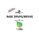 Extrapure - BASE en 0mg/ml 20 PG 80 VG - 1Litre