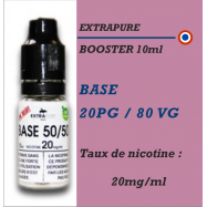 Extrapure - BOOSTER en 20mg/ml 20 PG 80 VG - 10ml