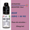 Extrapure - BOOSTER 20 PG 80 VG en 20mg/ml - 10ml