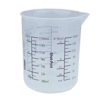 BECHER GRADUE en 10ml - 150 ml