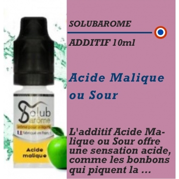 SOLUBAROME - ADDITIF ACIDE MALIQUE - 10 ml