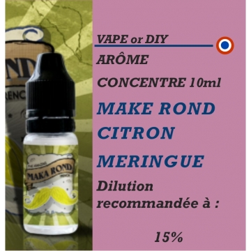 VAPE OR DIY - ARÔME MAKA ROND CITRON MERINGUE - 10 ml
