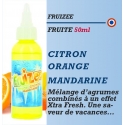 Fruizee - CITRON ORANGE MANDARINE - 10-50-60-70ml