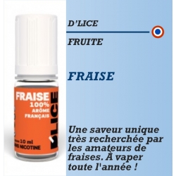 D'Lice - FRAISE - 10ml