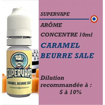 SUPERVAPE - ARÔME CARAMEL BEURRE SALE - 10 ml