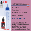 PRÊT A VAPER 200 ml - RAGNAROK 30ml - 12mg de NICOTINE