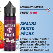 Mexican Cartel - ANANAS FRAISE PËCHE - 50ml