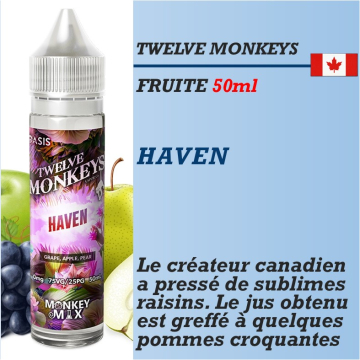 Twelve Monkeys - HAVEN - 50ml