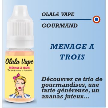 Olala vape - MENAGE A TROIS - 10ml